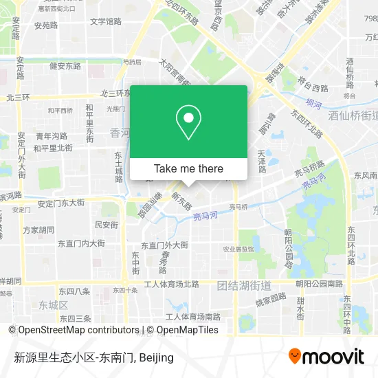 新源里生态小区-东南门 map
