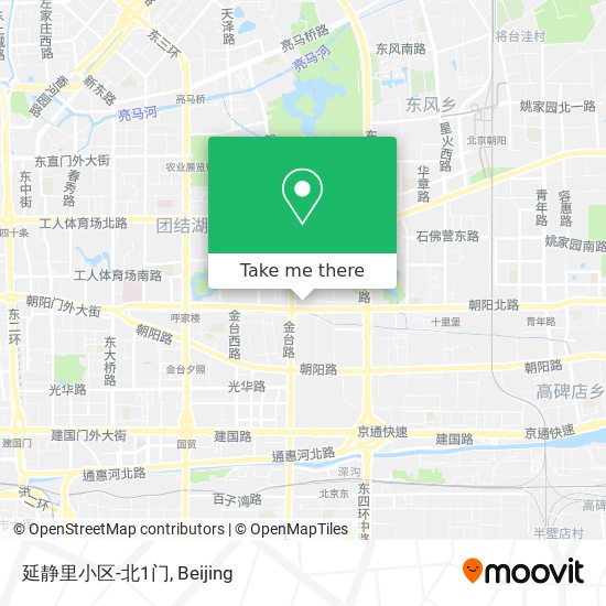 延静里小区-北1门 map