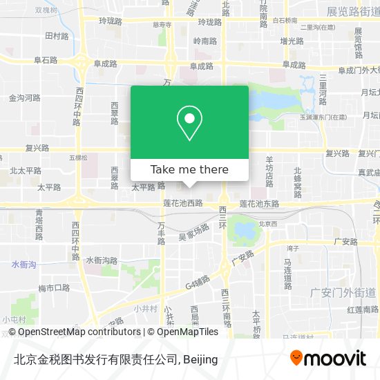 北京金税图书发行有限责任公司 map