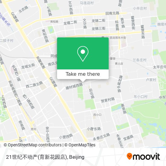 21世纪不动产(育新花园店) map