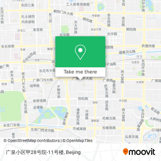 广泉小区甲28号院-11号楼 map