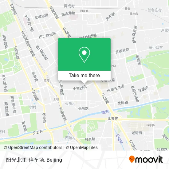 阳光北里-停车场 map