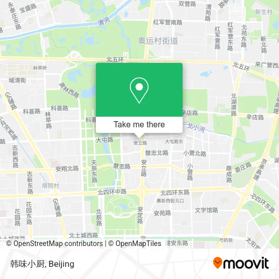 韩味小厨 map
