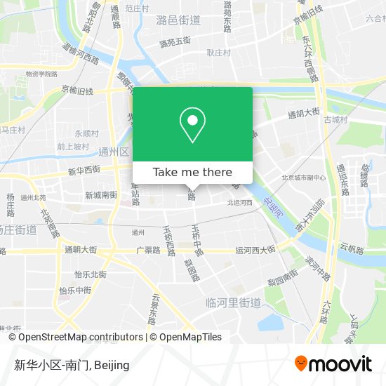 新华小区-南门 map