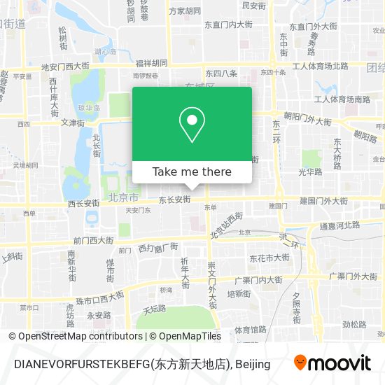 DIANEVORFURSTEKBEFG(东方新天地店) map