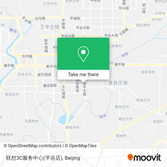 联想3C服务中心(平谷店) map