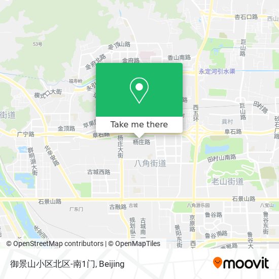 御景山小区北区-南1门 map