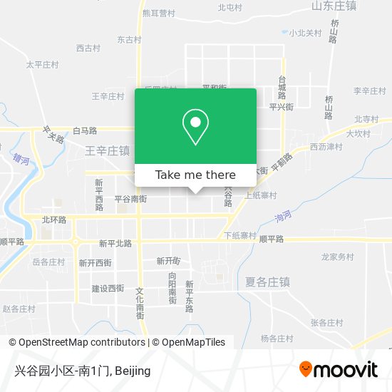 兴谷园小区-南1门 map