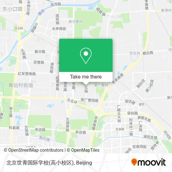 北京世青国际学校(高小校区) map