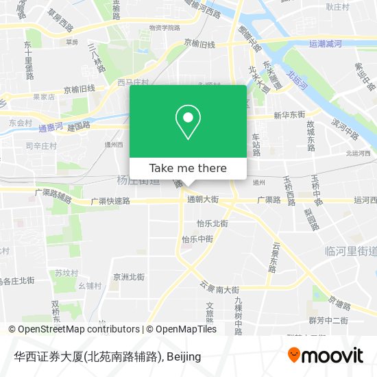 华西证券大厦(北苑南路辅路) map