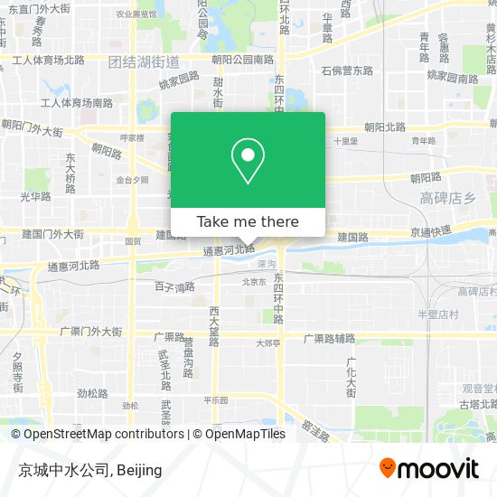京城中水公司 map