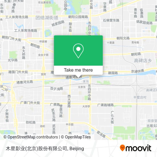 木星影业(北京)股份有限公司 map