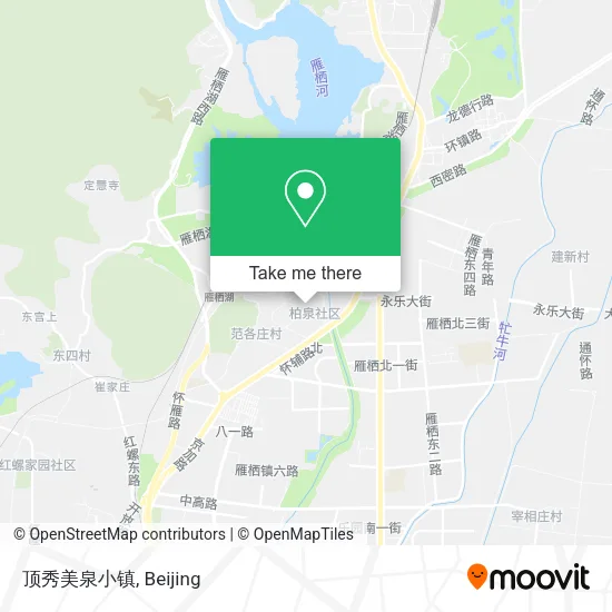 顶秀美泉小镇 map