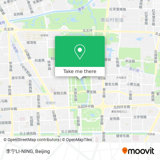 李宁LI-NING map