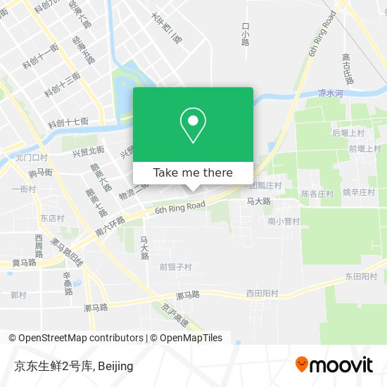 京东生鲜2号库 map