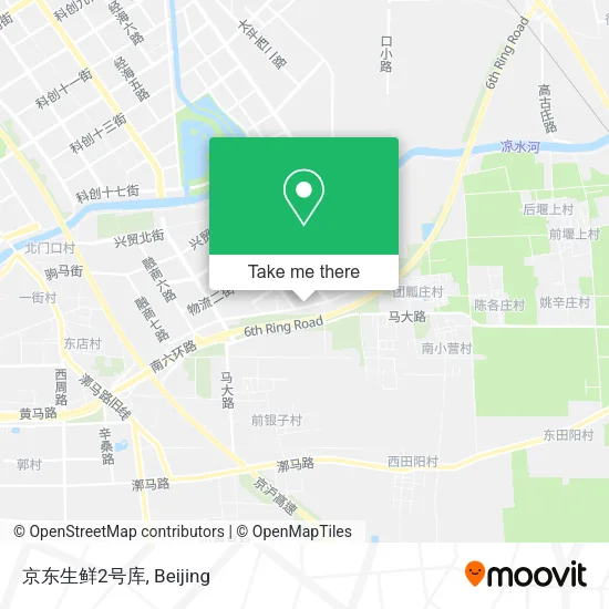 京东生鲜2号库 map