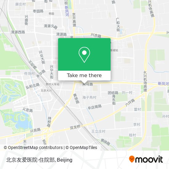 北京友爱医院-住院部 map