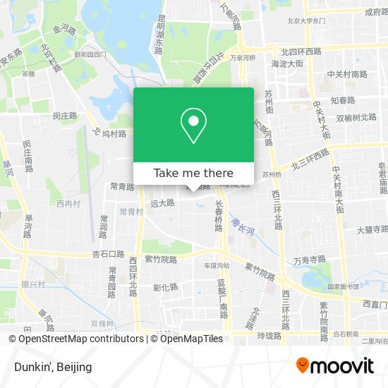 Dunkin' map
