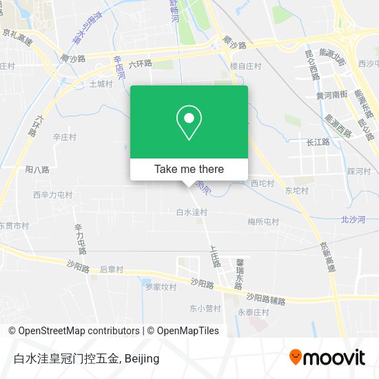 白水洼皇冠门控五金 map