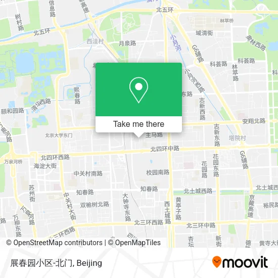 展春园小区-北门 map