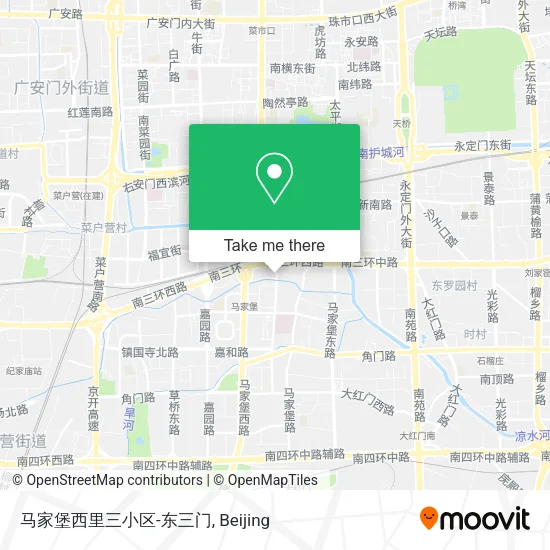 马家堡西里三小区-东三门 map