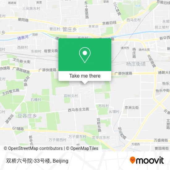 双桥六号院-33号楼 map