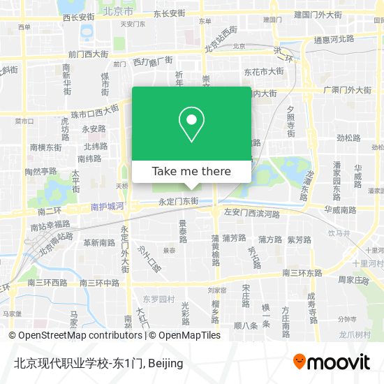 北京现代职业学校-东1门 map