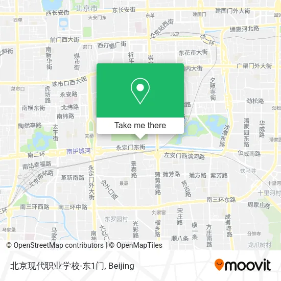 北京现代职业学校-东1门 map