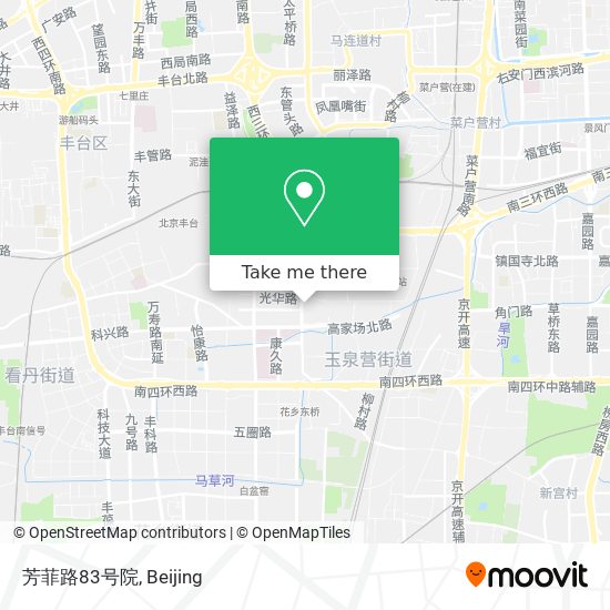 芳菲路83号院 map