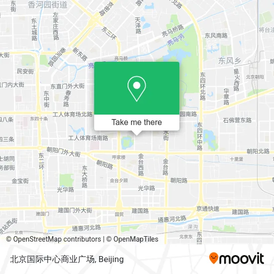 北京国际中心商业广场 map