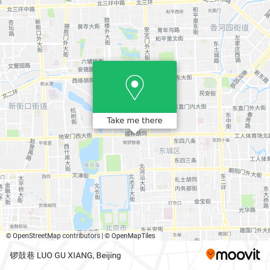锣鼓巷 LUO GU XIANG map