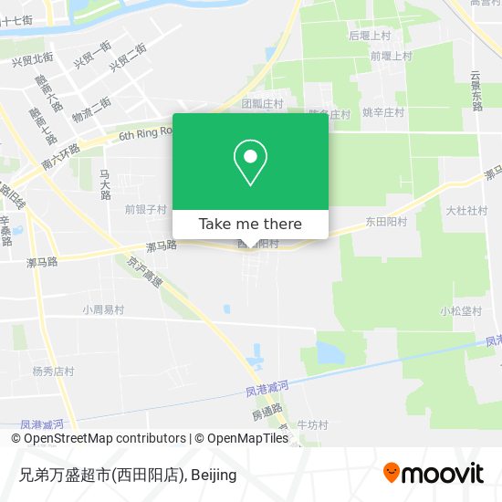 兄弟万盛超市(西田阳店) map