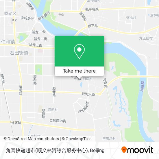 兔喜快递超市(顺义林河综合服务中心) map