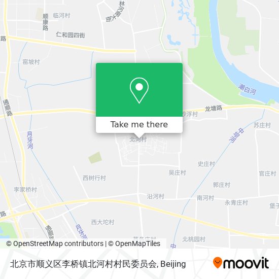 北京市顺义区李桥镇北河村村民委员会 map