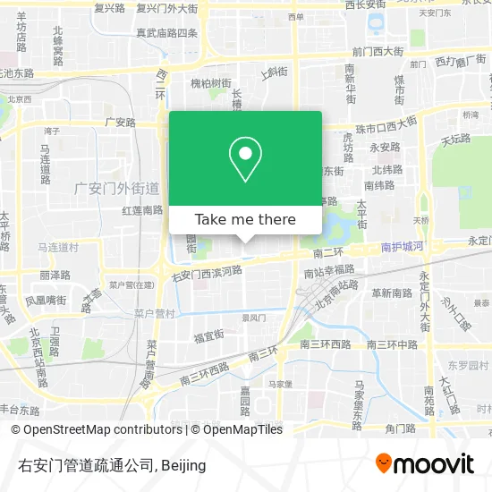 右安门管道疏通公司 map