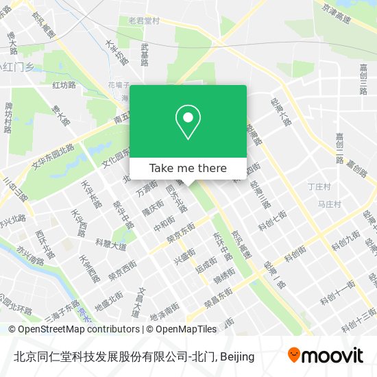 北京同仁堂科技发展股份有限公司-北门 map