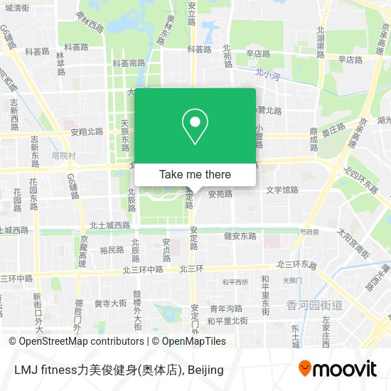 LMJ fitness力美俊健身(奥体店) map