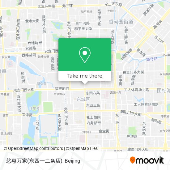 悠惠万家(东四十二条店) map