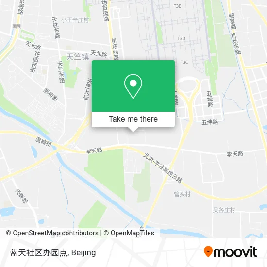 蓝天社区办园点 map