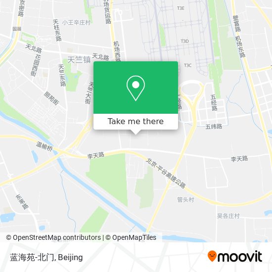 蓝海苑-北门 map