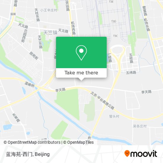 蓝海苑-西门 map