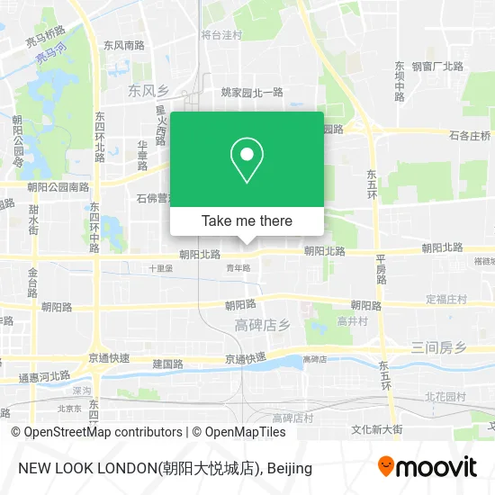 NEW LOOK LONDON(朝阳大悦城店) map
