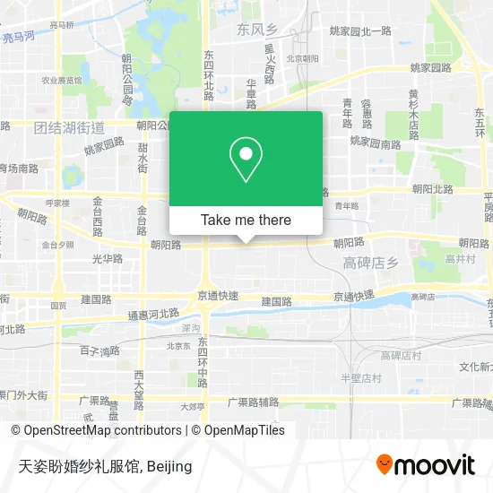 天姿盼婚纱礼服馆 map
