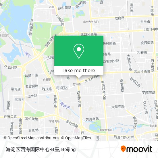 海淀区西海国际中心-B座 map