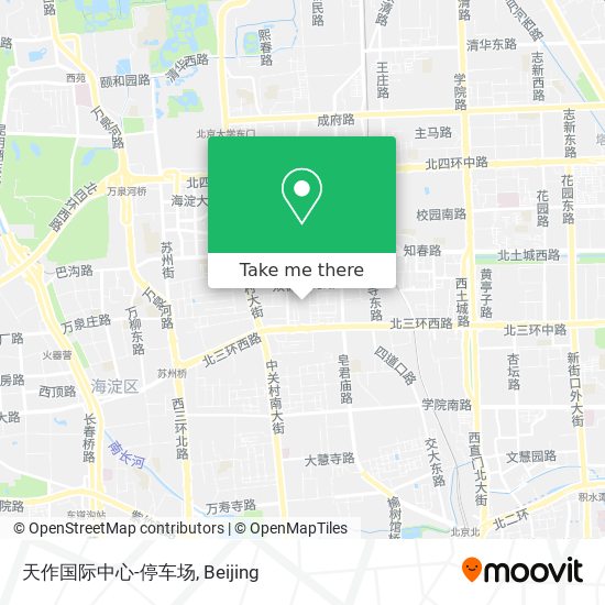 天作国际中心-停车场 map