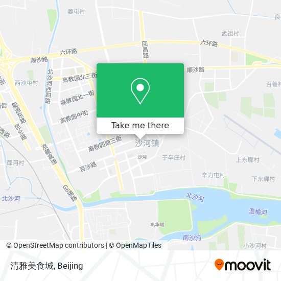 清雅美食城 map
