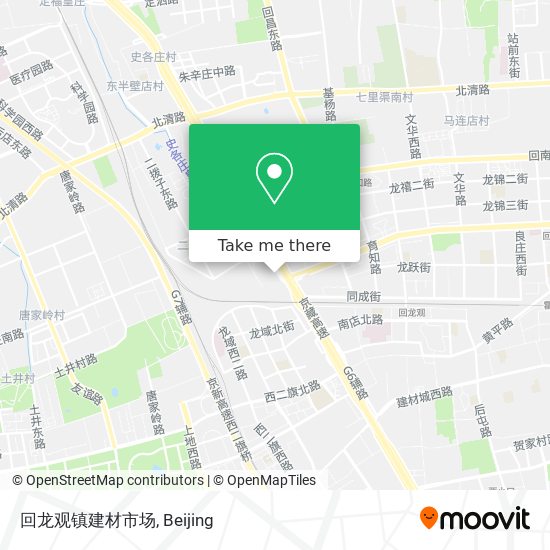 回龙观镇建材市场 map