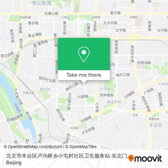 北京市丰台区卢沟桥乡小屯村社区卫生服务站-东北门 map
