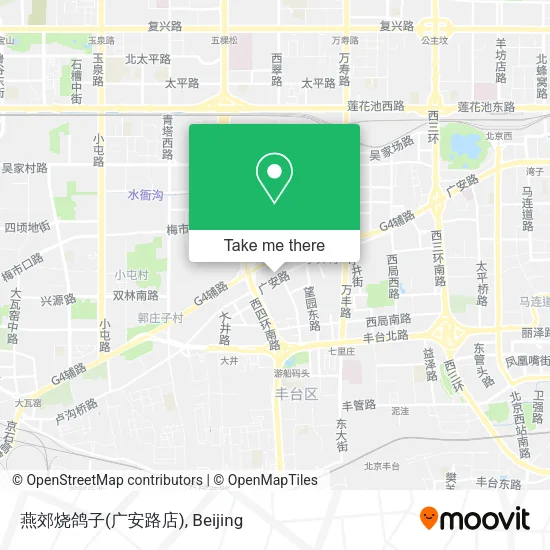 燕郊烧鸽子(广安路店) map