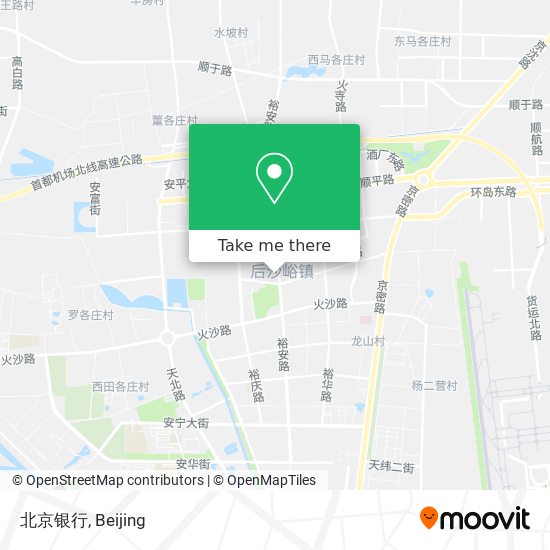 北京银行 map
